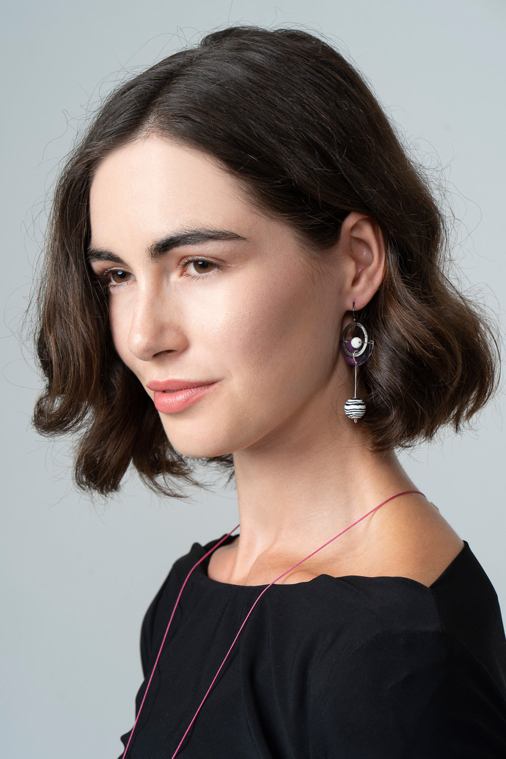 Liquid Series-Purple Haze earrings