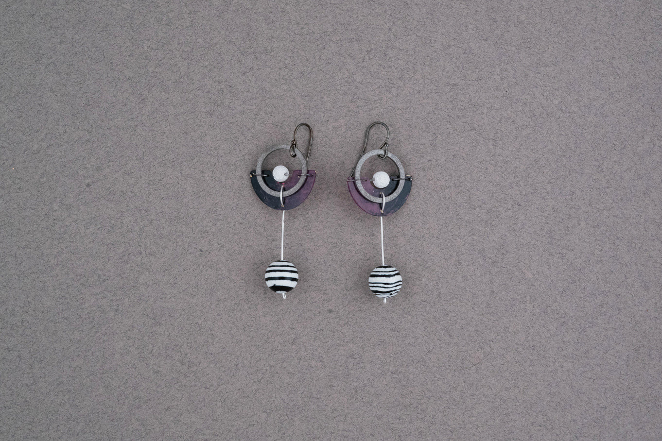 Liquid Series-Purple Haze earrings