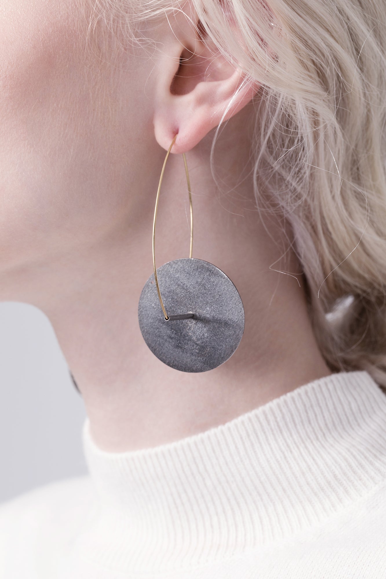 Hanging Circle Earrings