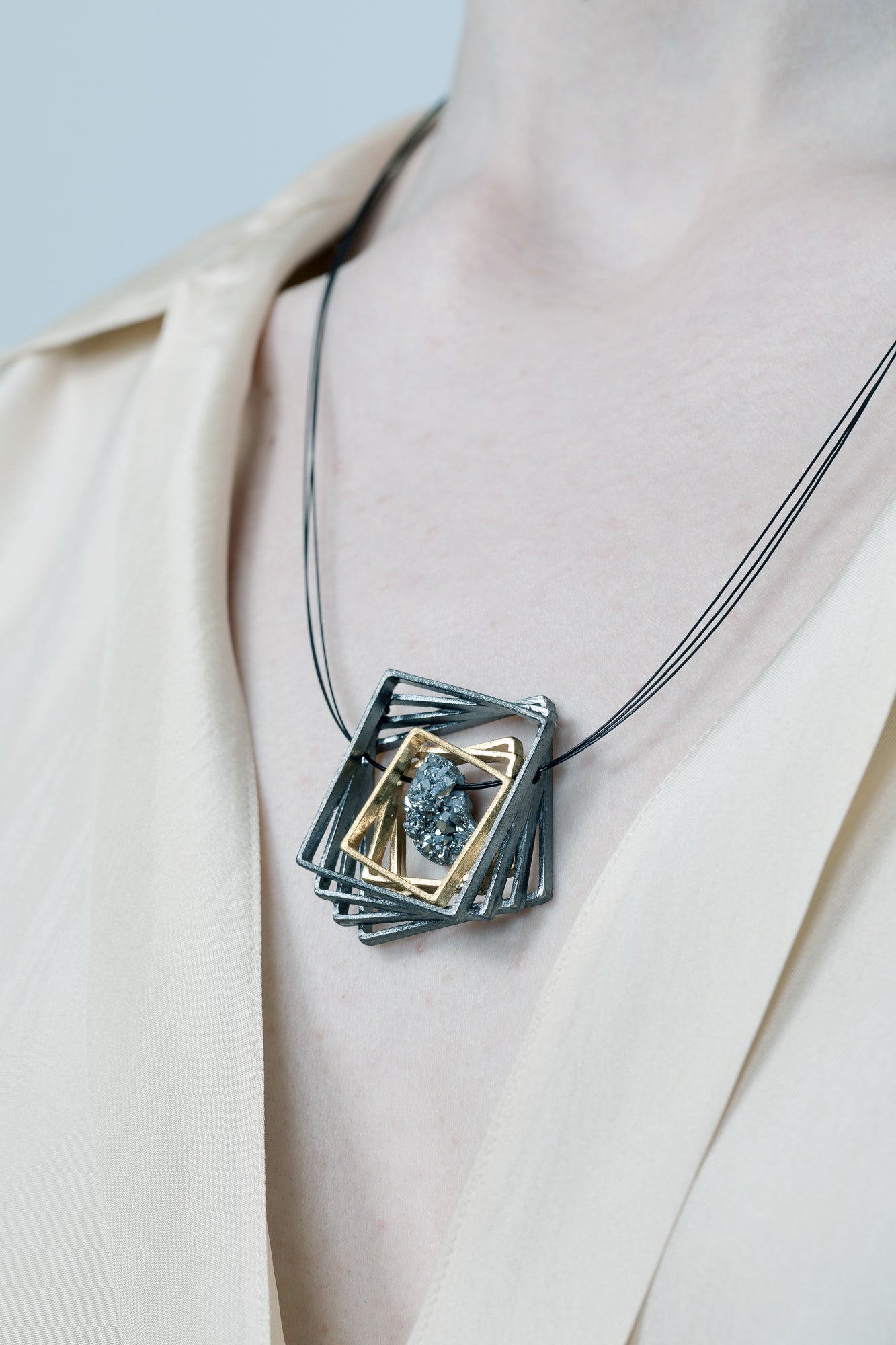 Square Repetition Necklace